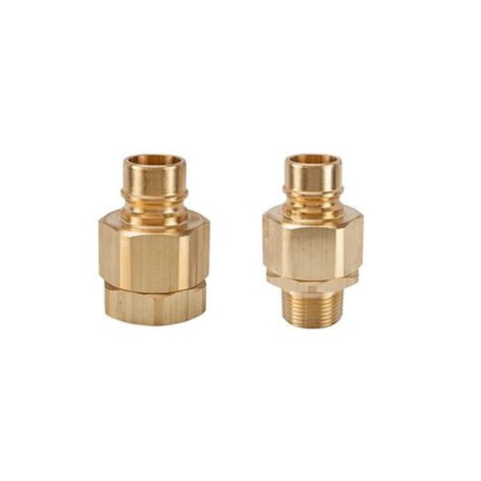 .Snap-tite H Series Brass Nipple - Valved